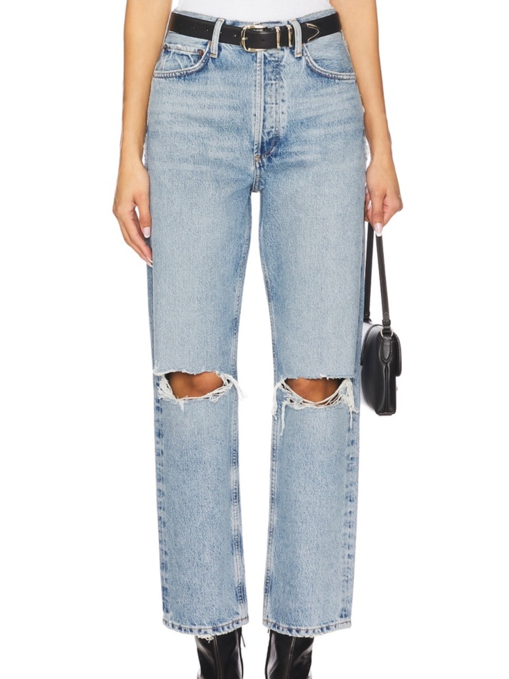 Agolde 90s Mid Rise Loose Fit Jeans Alter 24 New